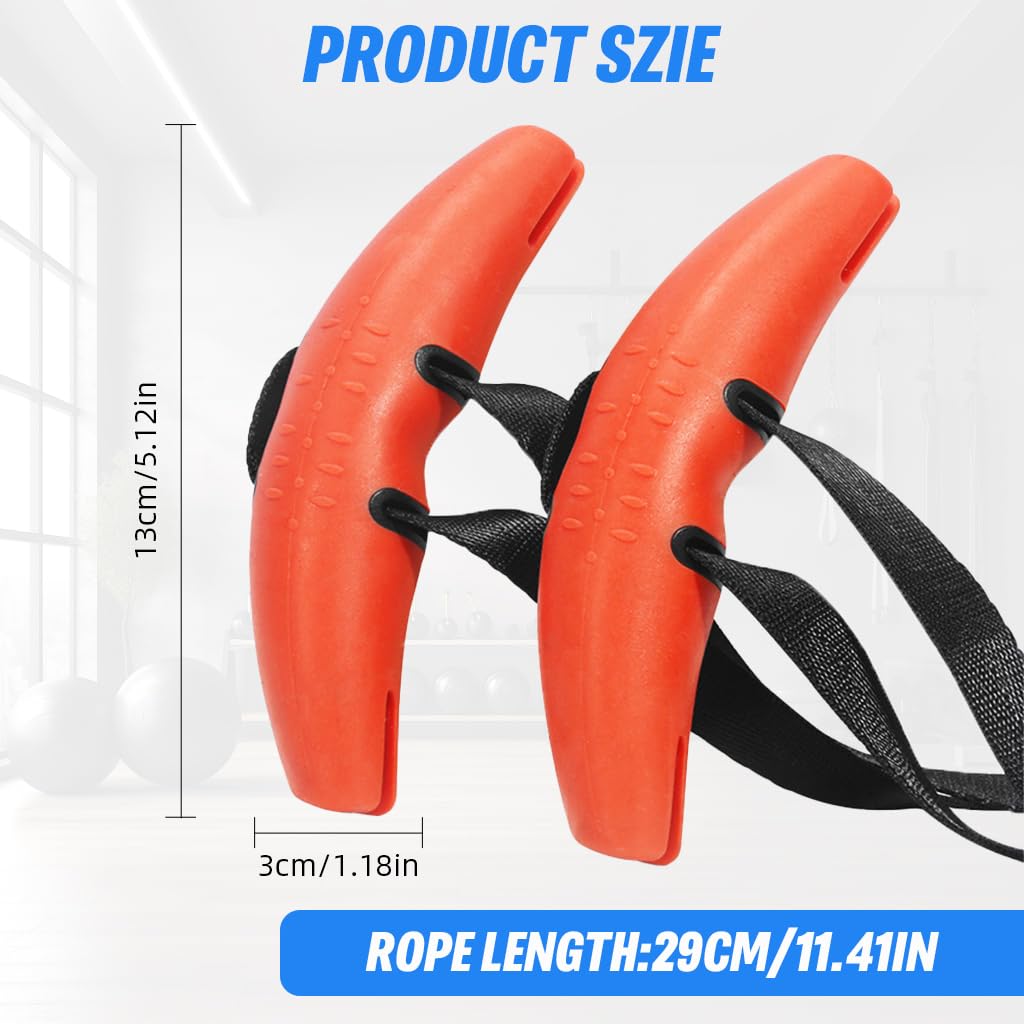 Proberos Gym Hand Grips for Pull Ups and Rows with Bullhorn Design & Nylon Straps | 2PCS Set
