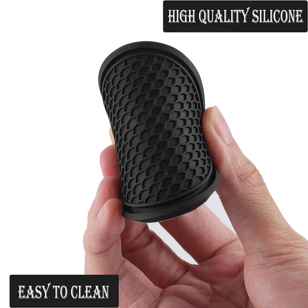 ZIBUYU Car Cup Coasters for Cars Trucks and SUVs featuring Non Slip Waterproof Rubber | 4PCS Set