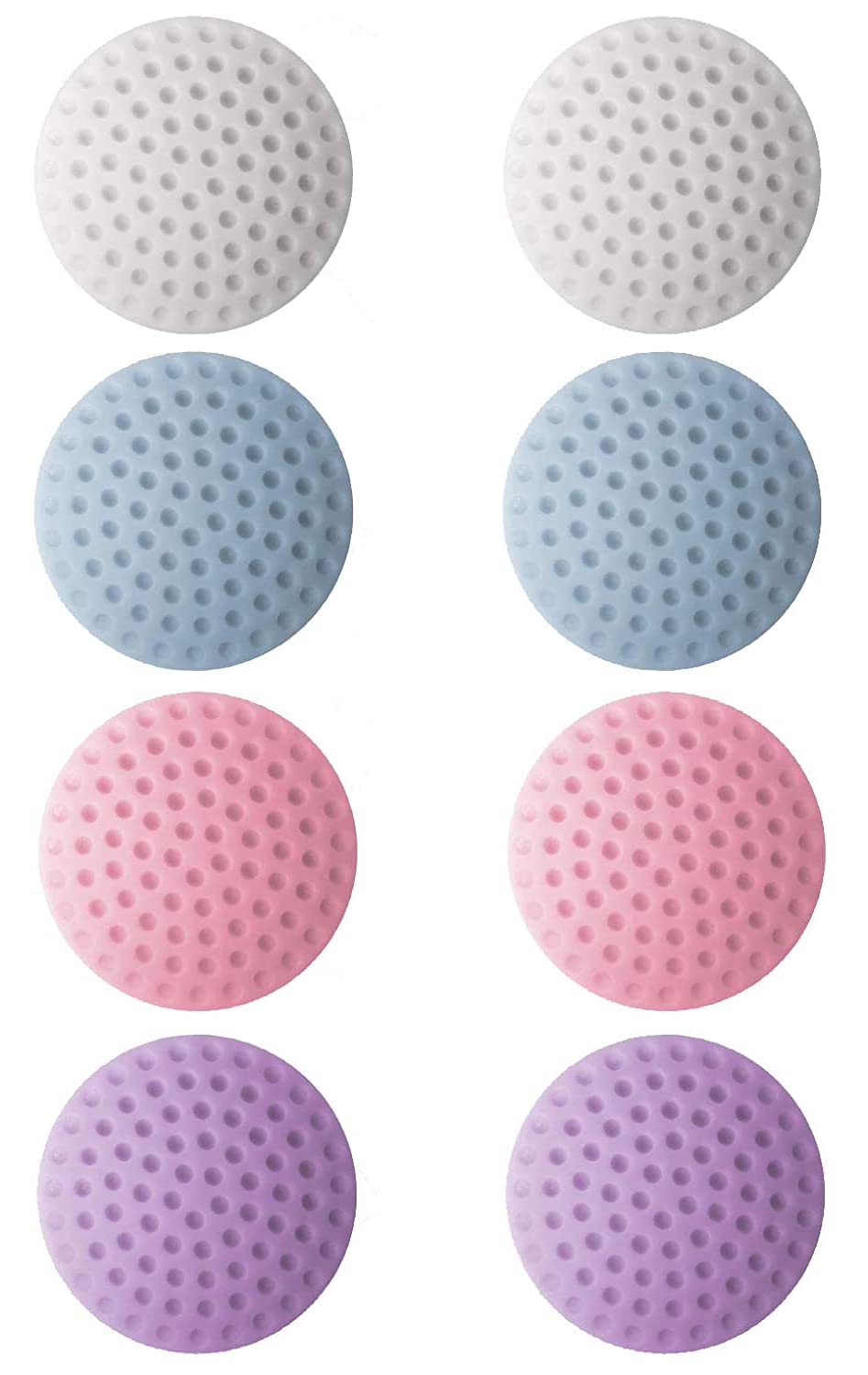 HASTHIP Wall Protector Pads for Doors featuring Honeycomb Shock Absorption | 8pcs PVC Rubber