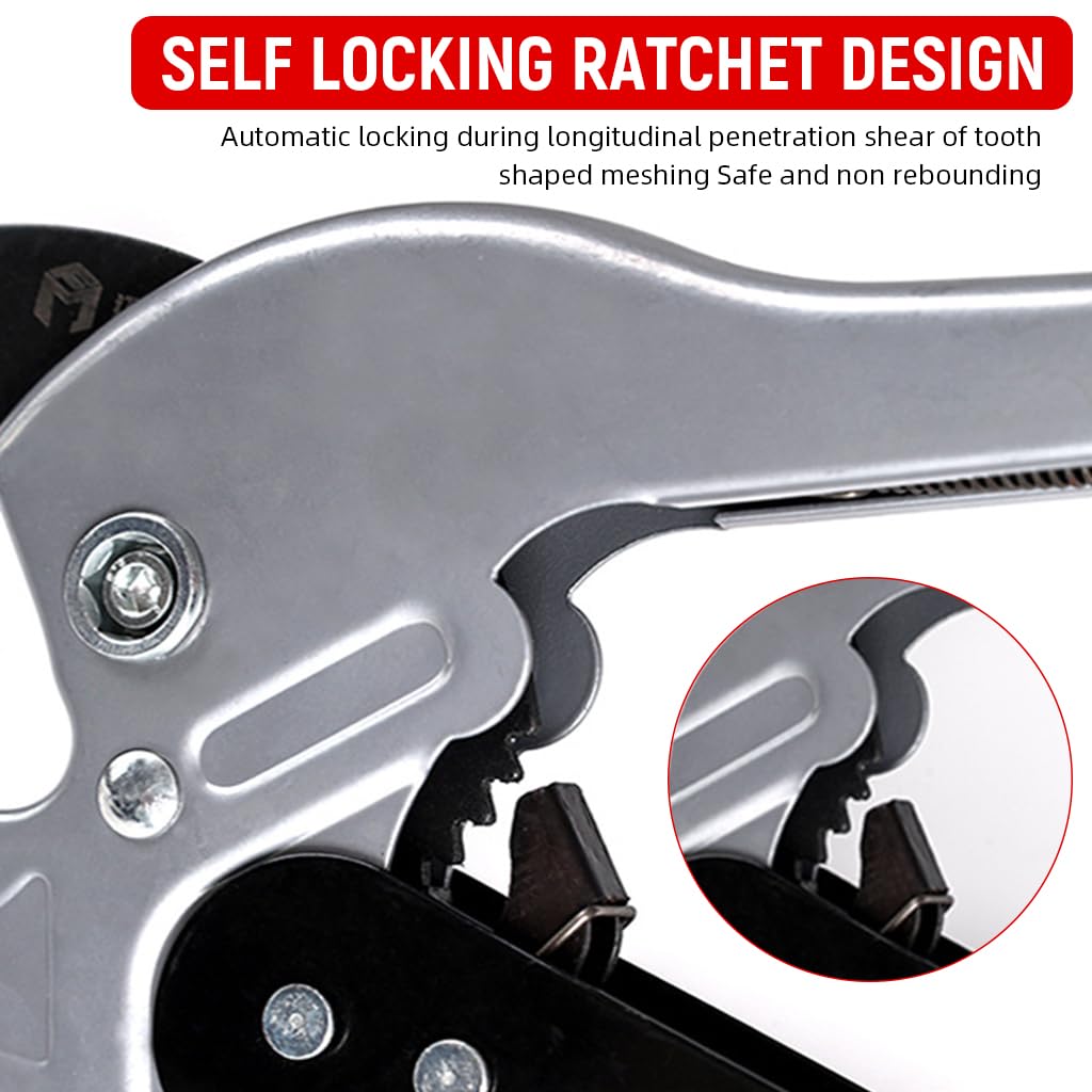 Serplex PVC Pipe Cutter for 1/8 to 1.5 in Tubes with Safety Lock and Ergonomic Handle