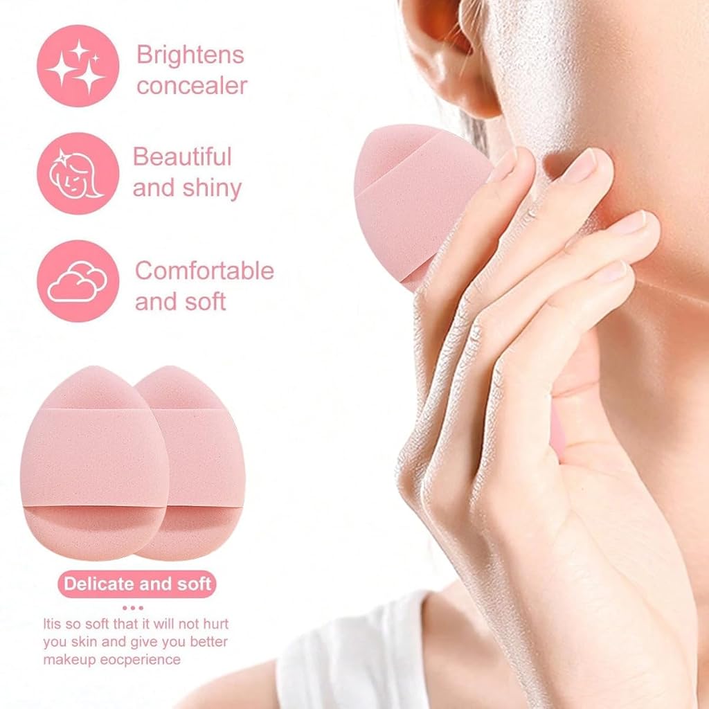 MAYCREATE® Makeup Brush Tool Set Synthetic Foundation Powder Concealers Eye shadows Blush Makeup Brushes (Pink, 40Pcs Set) - Pink