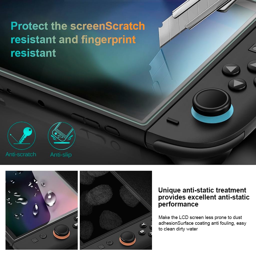 ZORBES Screen Protector for Nintendo Switch 2 2025 with Alignment Frame and 2 Pack 7.9 in HD Clear Glass