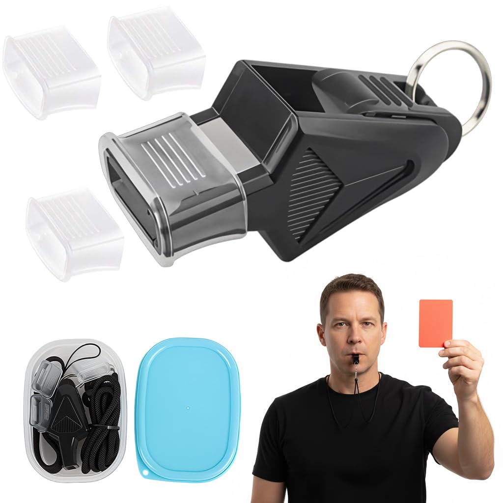 Proberos Whistle for Sports Coaches with 130dB Pealess Design and ABS Body | Includes Lanyard and Case