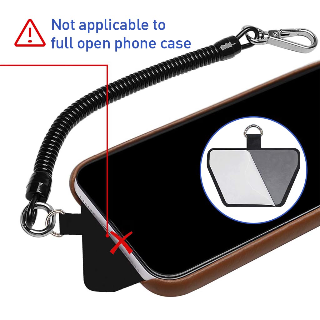 Zeitel Phone Lanyard Tether for Outdoor Sports with Stretchy Straps and Case Anchor | Anti Drop Protection for iPhone Samsung Pixel