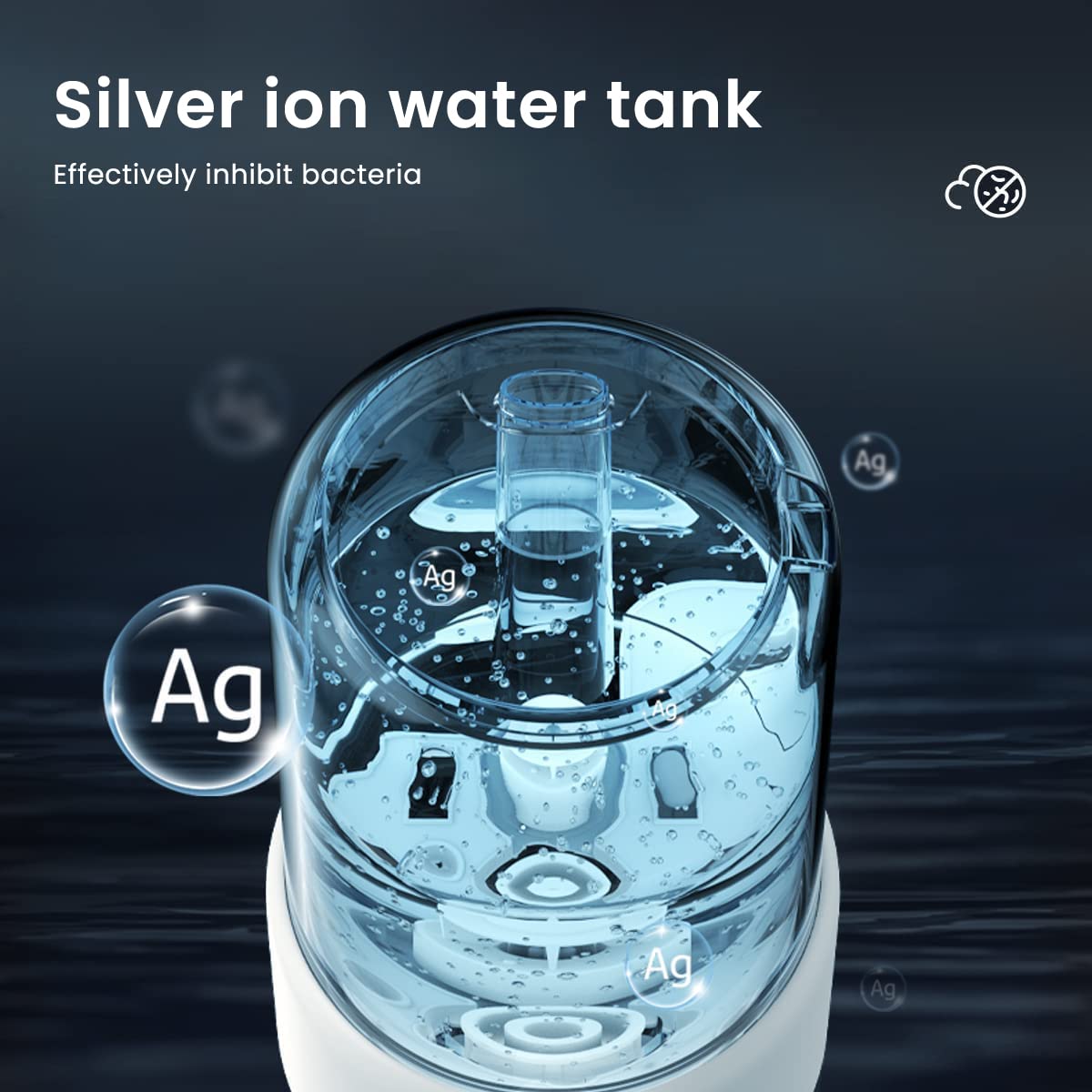 Bear Humidifier for Room and Plants with 1L Tank featuring Stepless Control Knob | 28dB Quiet