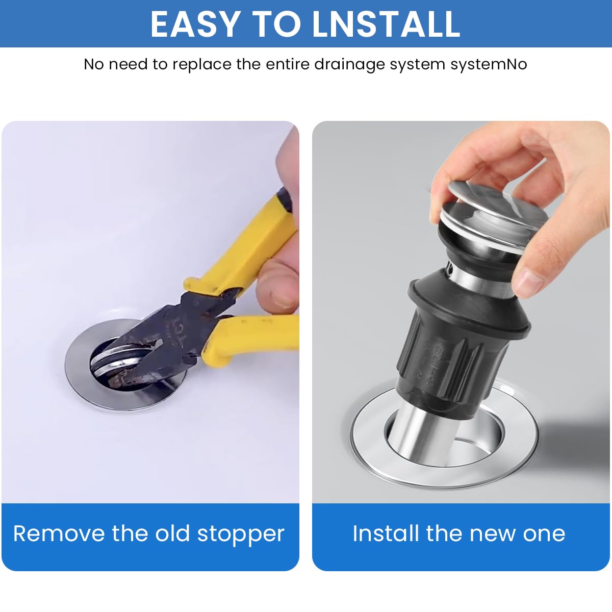 Supvox Sink Drain Pipe for Kitchen and Bathroom with 39cm Extendable Hose and Anti Odor Leakproof ABS Design