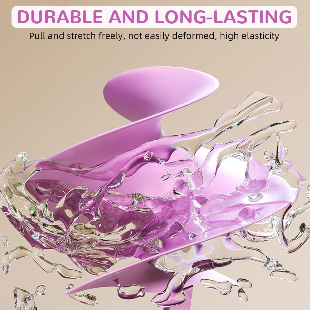 Proberos Swimming Cap for Women with Elastic Headband and Waterproof PU Coating | Pink Hair Protection for Pool and Water Sports