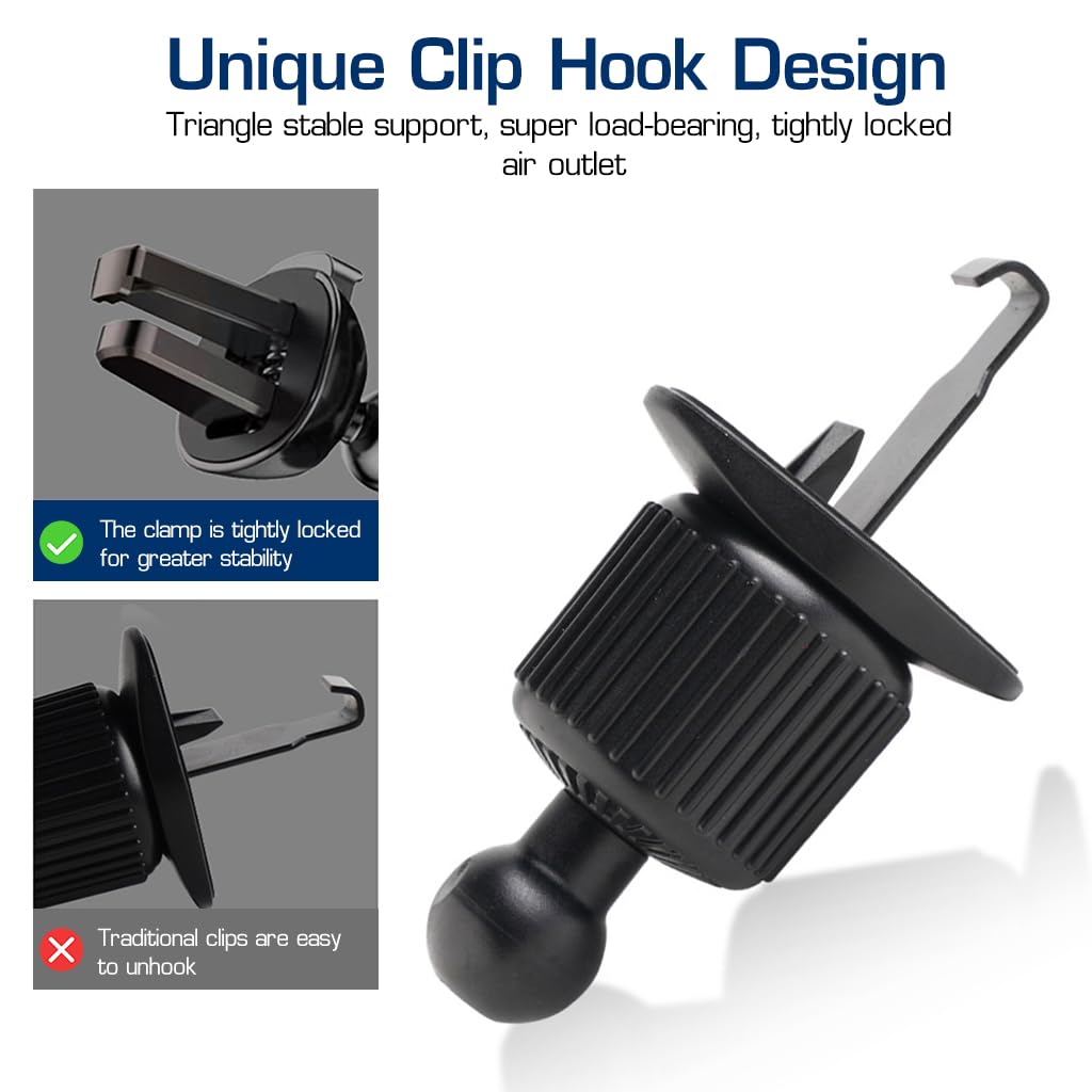 STHIRA Magnetic Mobile Holder for Car with 8 Strong Magnets and 360° Rotatable Design | Aluminum Alloy Build