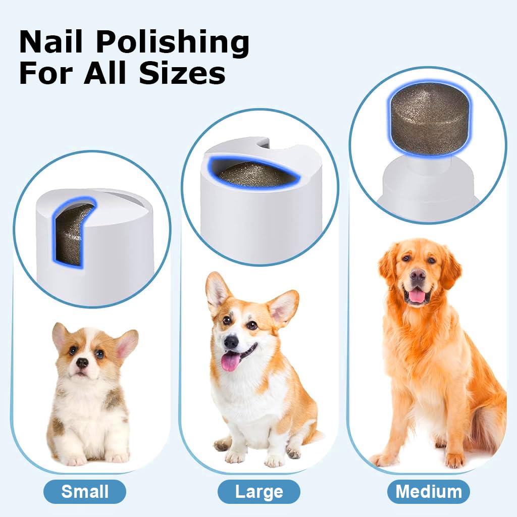 Qpets Dog Grooming Kit for Cats and Dogs with 3mm and 9mm Combs | Low Noise 4 in 1 Trimmer
