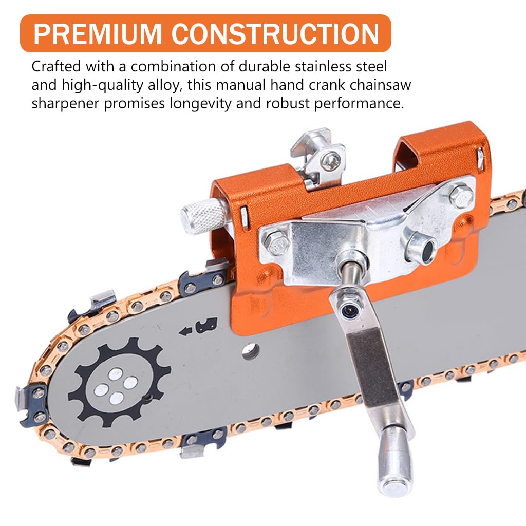 Serplex® Chain Saw Sharpen, Chainsaw Chain Sharpening Jig, Chainsaw Sharpener Kit, Deluxe Chain Saw Sharpener for All Kinds of Chain Saws Blade & Electric Saw