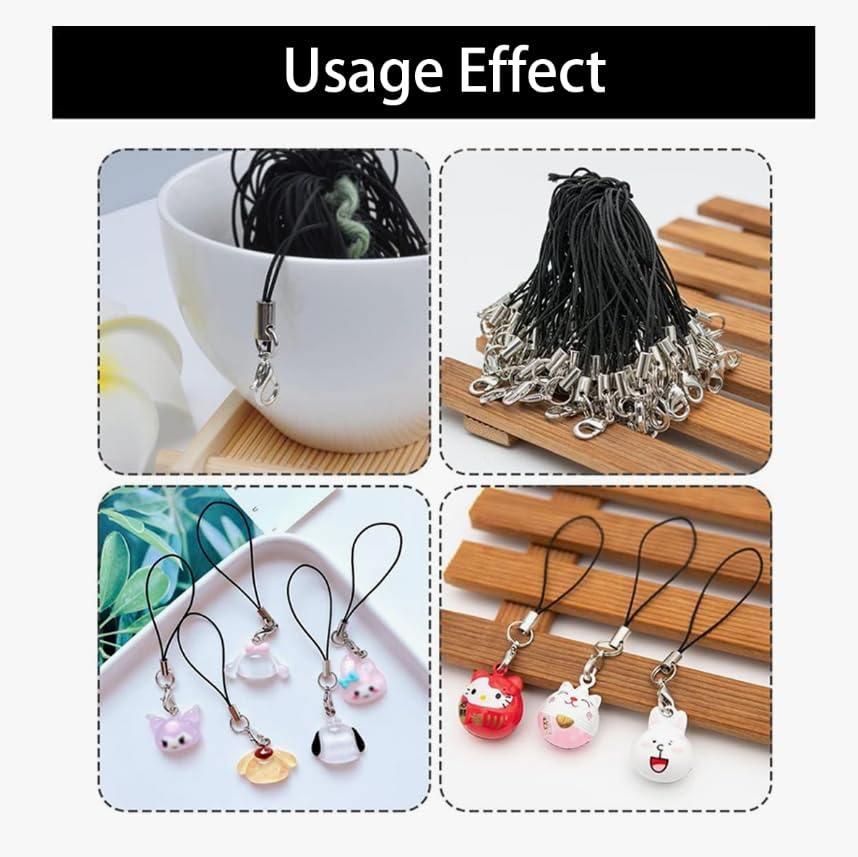 ZIBUYU Phone Lanyards for Keys and ID Cards with Secure Lobster Clasp | 100 Pack