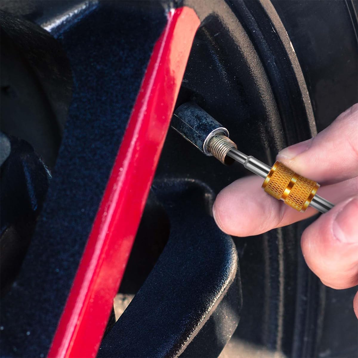 STHIRA Tire Valve Core Tools for Presta and Schrader featuring 4‑in‑1 and Double‑Ended Removers | 3‑Piece Set for Complete Valve Maintenance