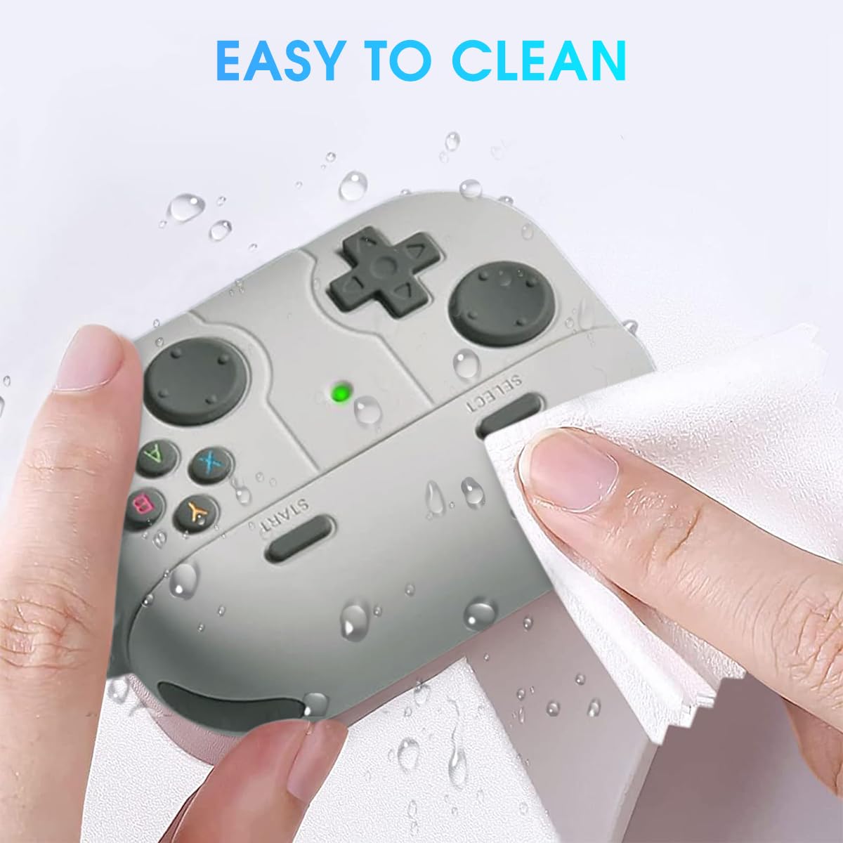 ZORBES AirPods Pro Case Cover for 1st and 2nd Gen featuring Retro Game Design with Keychain