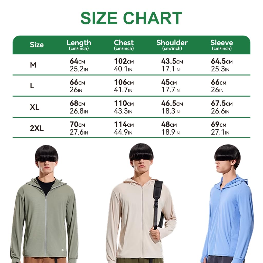 Venzina Sun Jacket for Men with UPF 50+ Protection and Detachable Brim | Quick-Dry Blue Hoodie