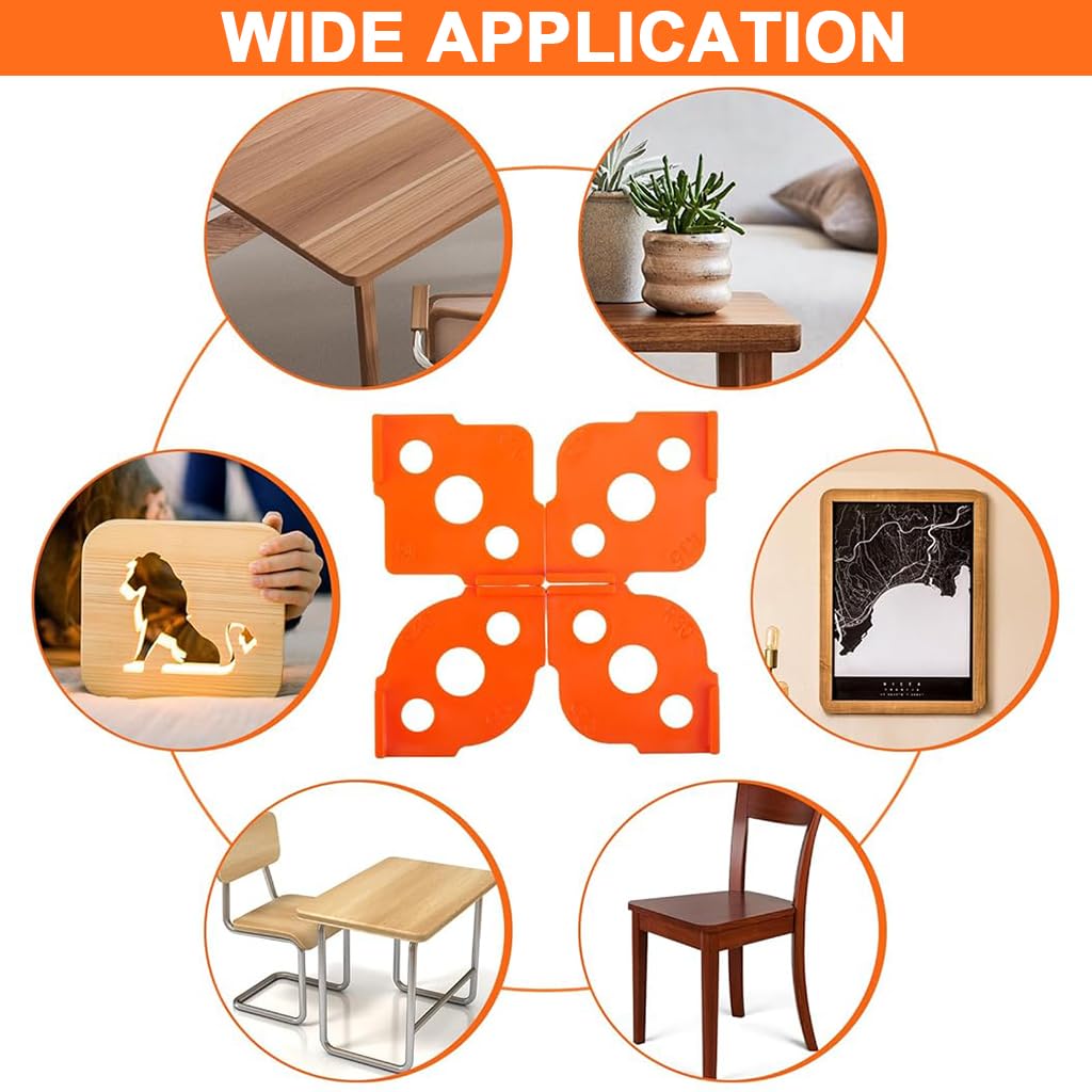 Serplex Router Radius Jig Set for Woodworking with 8 Radius Sizes R5–R40 | CNC ABS Templates