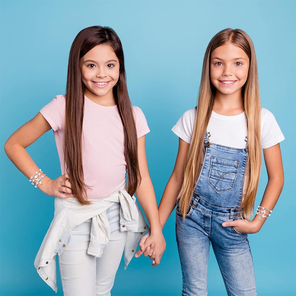 SANNIDHI Friendship Bracelet Set for Girls featuring 6 Handmade Braided Color Ropes | Cartoon Enamel Charm Jewelry Gift