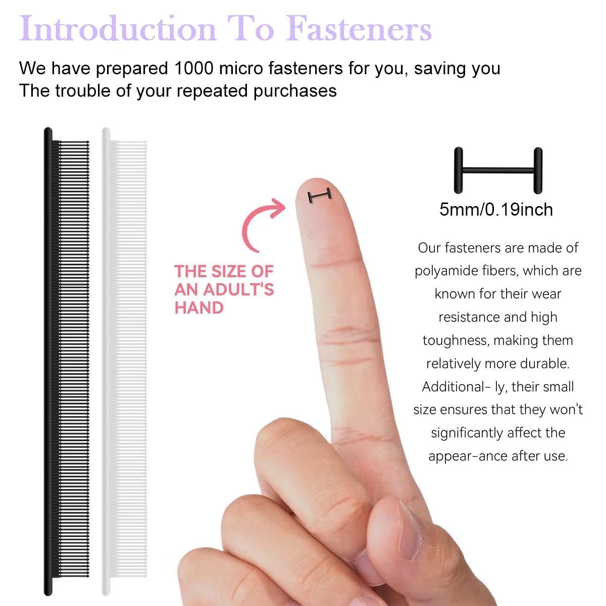 Supvox Clothing Stapler Kit for Quick Repairs with 6 Needles and 2000 Fasteners | Ergonomic Handheld Sewing Gun