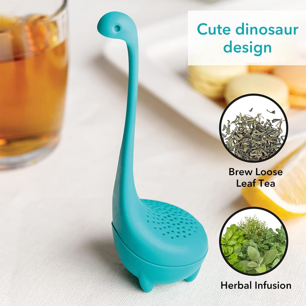 Supvox Leaf Tea Infuser for Cups and Bottles with Stand Up Feet and Food Grade Silicone | Fun Gift for Tea Lovers
