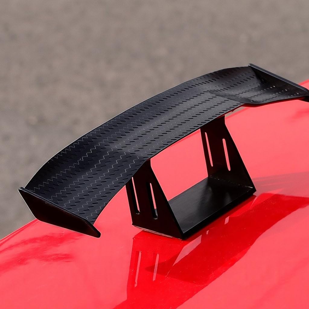STHIRA Decorative Car Spoiler Wings for RC Cars with Self Adhesive 2Pcs 6.6 in Set | Realistic Tail Ornaments