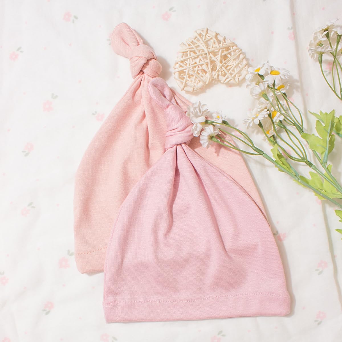 SNOWIE SOFT Baby Beanies for 0–6 Months with Stretchable Fit and Soft Cotton Warmth | Ideal Newborn Winter Hats