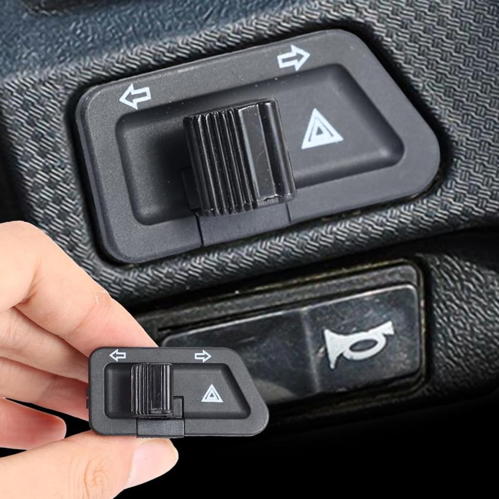 STHIRA Motorcycle Headlight Switch for E Bikes and Scooters with 3 Pin Double Flash Button | Easy Turn Signal Control