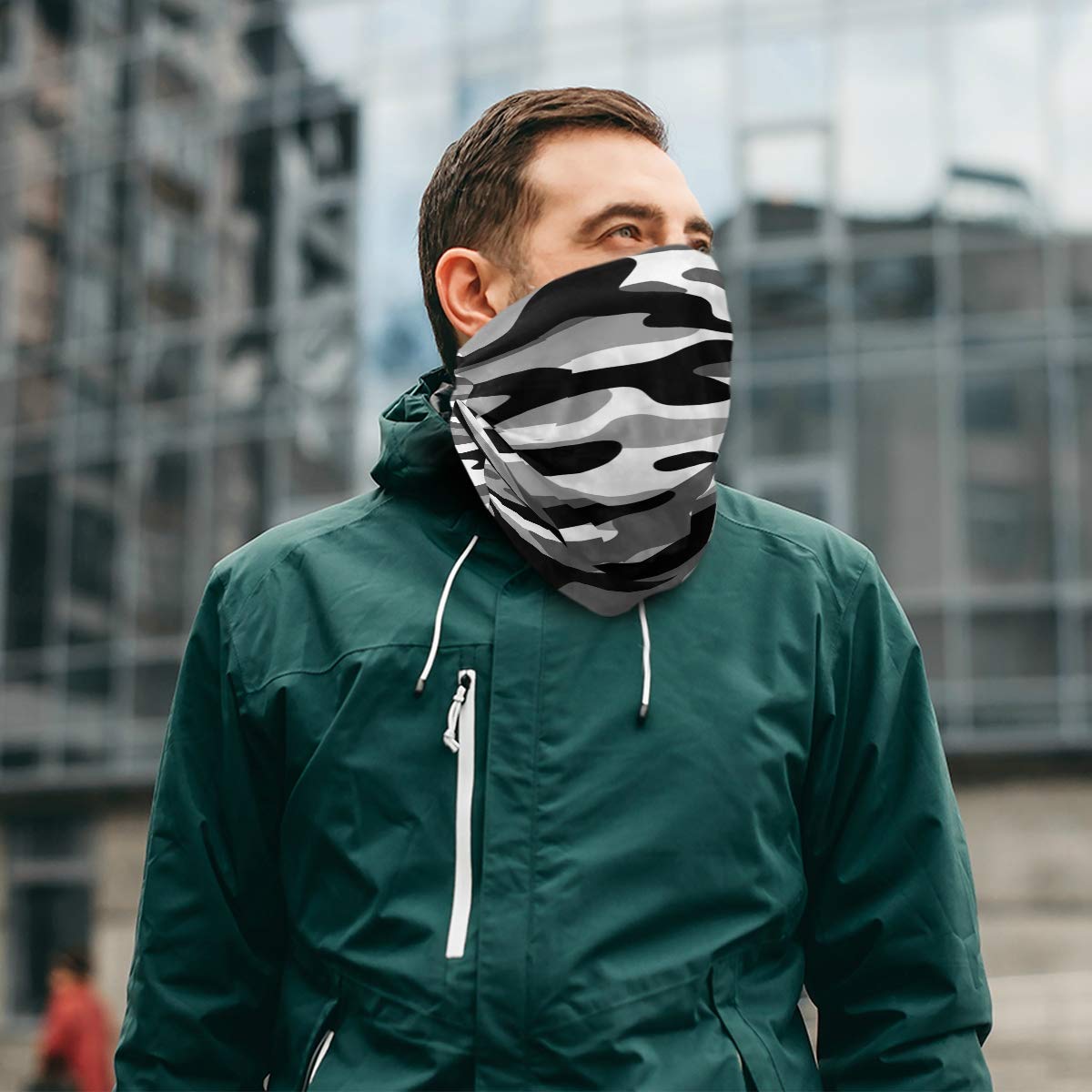 ZIBUYU Riding Face Mask Neck Gaiter for Summer Sun Protection with Quick Dry Breathable Polyester | Ideal for Outdoor Sports and Cycling