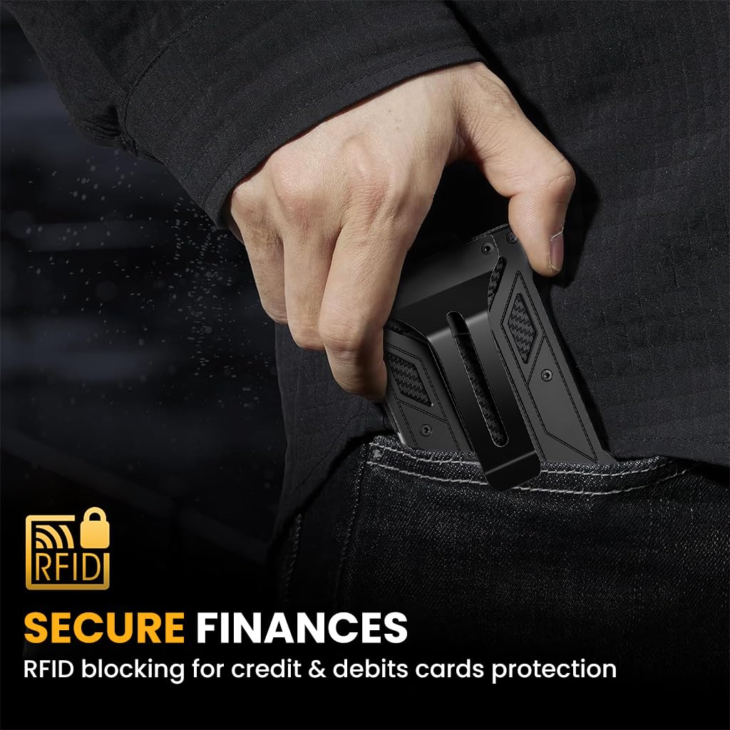 OFIFO Metal ID Card Holder for Office and School with Secure Clip & Aluminum Alloy Design