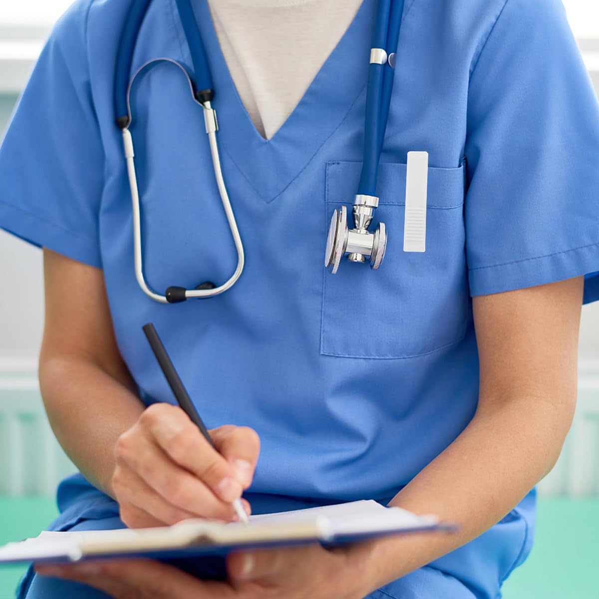 HASTHIP Ampule Cutter 6Pcs for Hospitals and Clinics with 6 Sharp Grinding Wheels | Pocket Clip Design for Doctors and Nurses