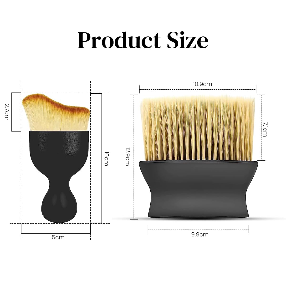 Car Interior Detailing Brush Set 3 Pcs for Dashboard and Vents featuring Dual Head Design with Soft Microfiber Bristles