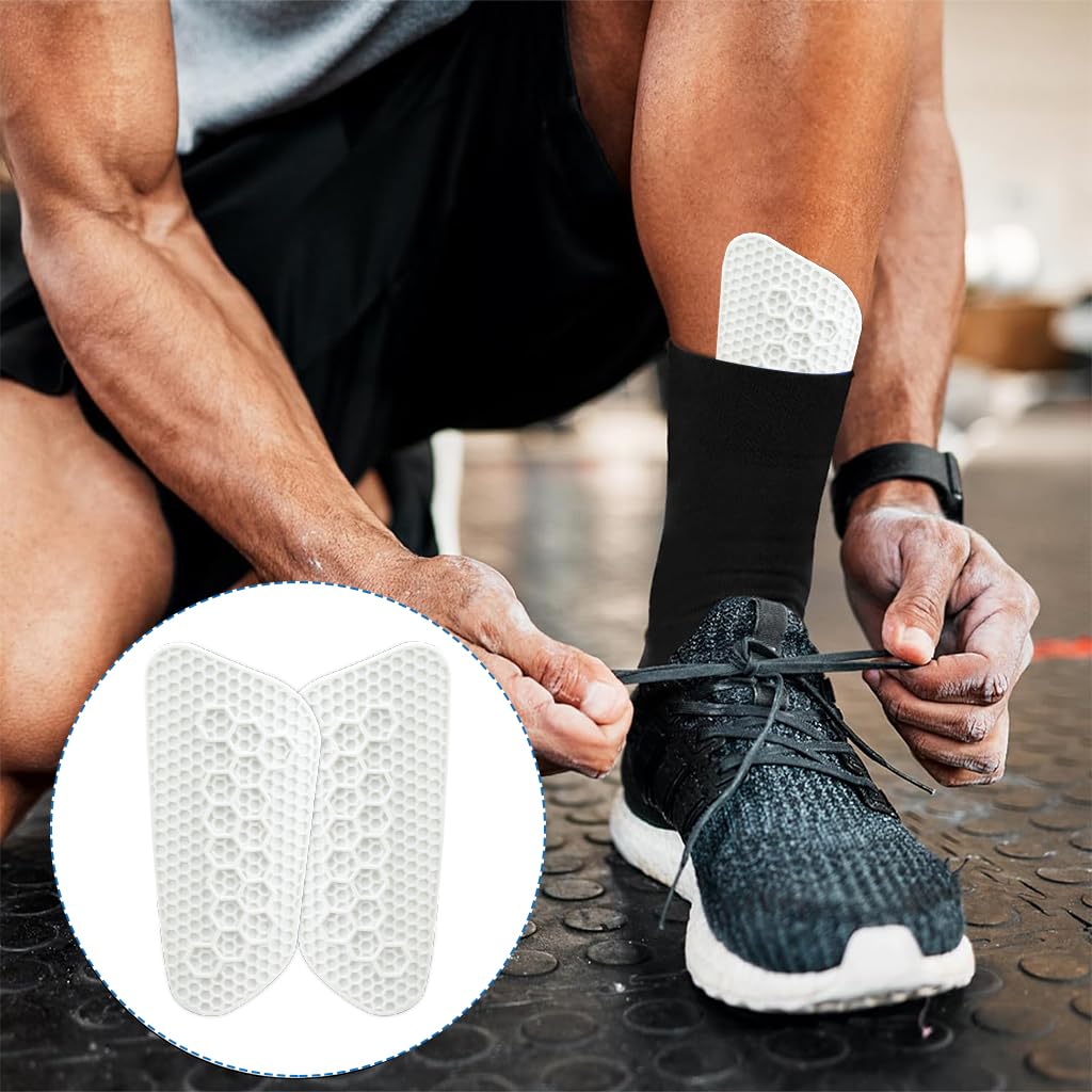 Proberos Silicone Shin Guards for Outdoor Sports with Honeycomb Construction | 2 Pcs Adjustable Fit for Adults and Teens