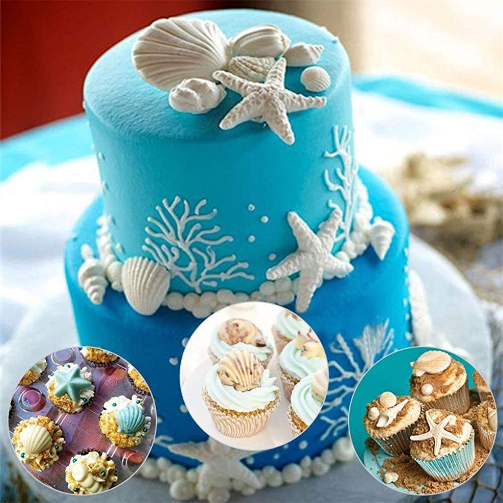 HASTHIP Mermaid Tail Moulds for Chocolate and Fondant with 3D Design 12 x 7 x 7cm | Food Grade Silicone