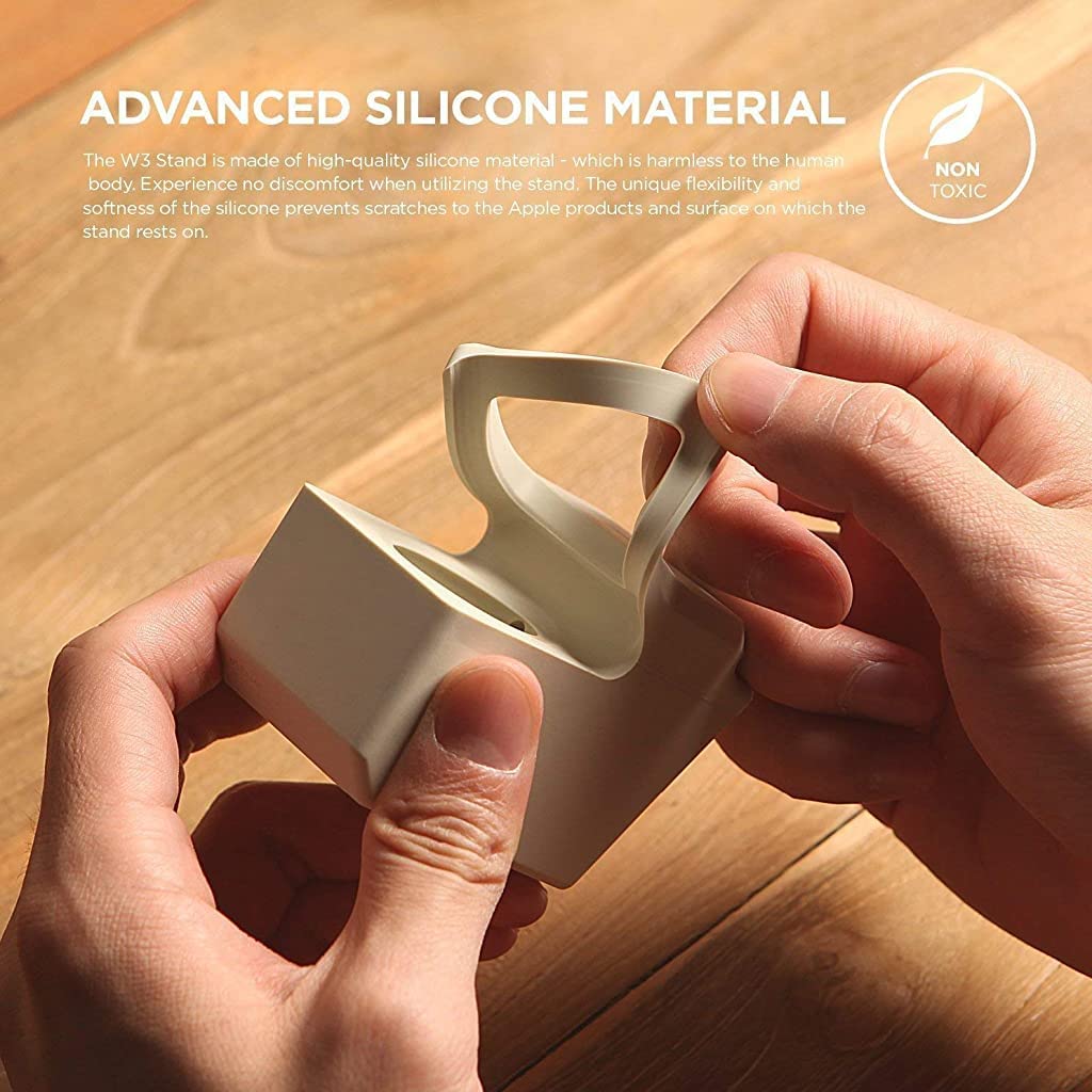 ZORBES Stand for Apple Watch featuring Open Screen Design and Silicone Build | Fits 45mm–38mm Series