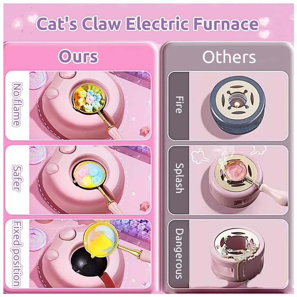 HASTHIP Electric Wax Seal Warmer Kit for DIY Crafts with Graphene Heating Base and USB Power