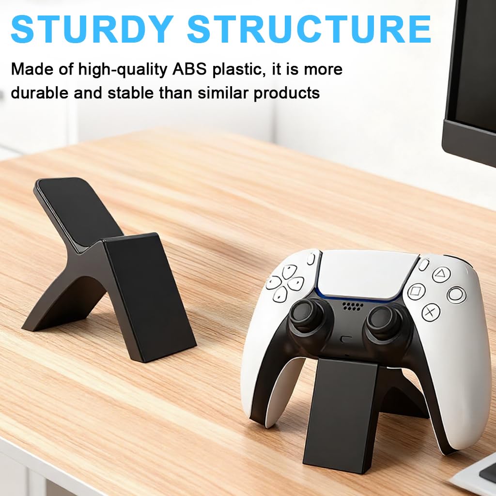 ZORBES Game Controller Holder for Desk Organization with Anti Slip & Anti Scratch Patch | Universal Display Stand