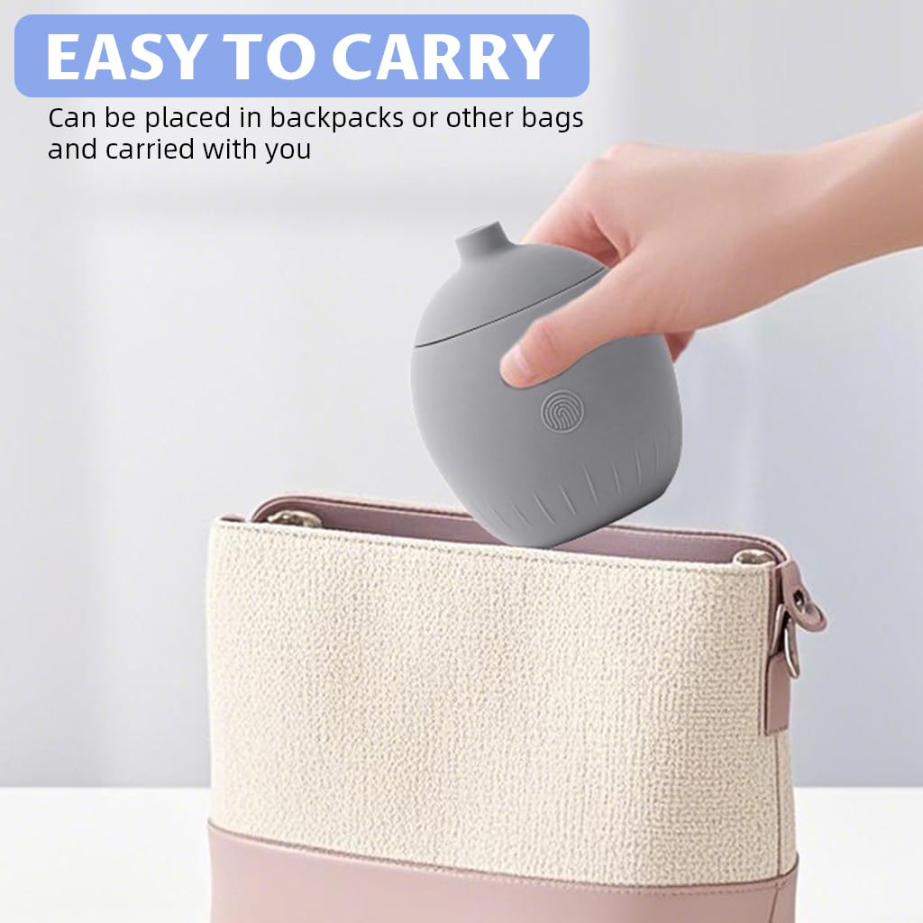 HANNEA Inflatable Neck Pillow for Travelling with Ergonomic Crown Support and Cool Touch Fabric | Packable Cervical Pillow for Neck Pain Relief