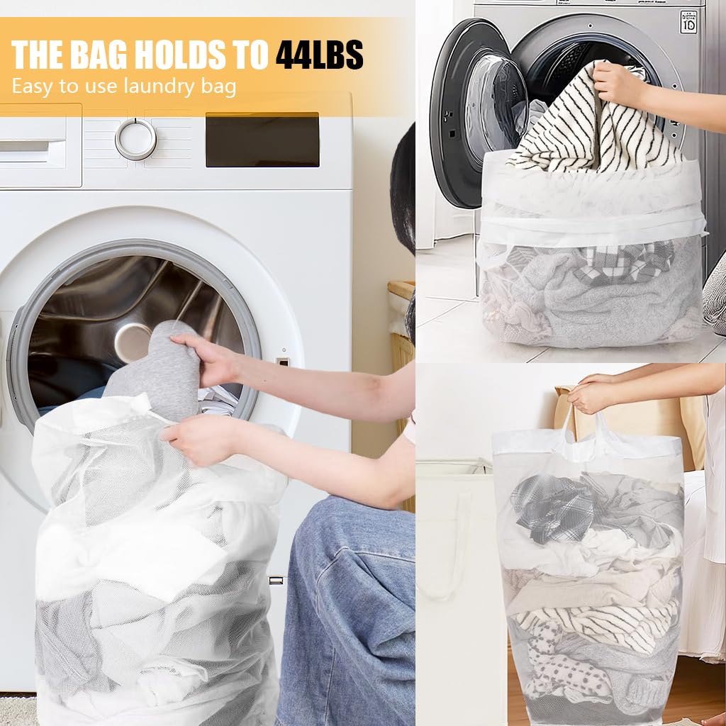 HASTHIP Mobile Laundry Basket for Home Use with Caster Wheels and 75L Capacity | Waterproof Oxford Cloth Collapsible Design