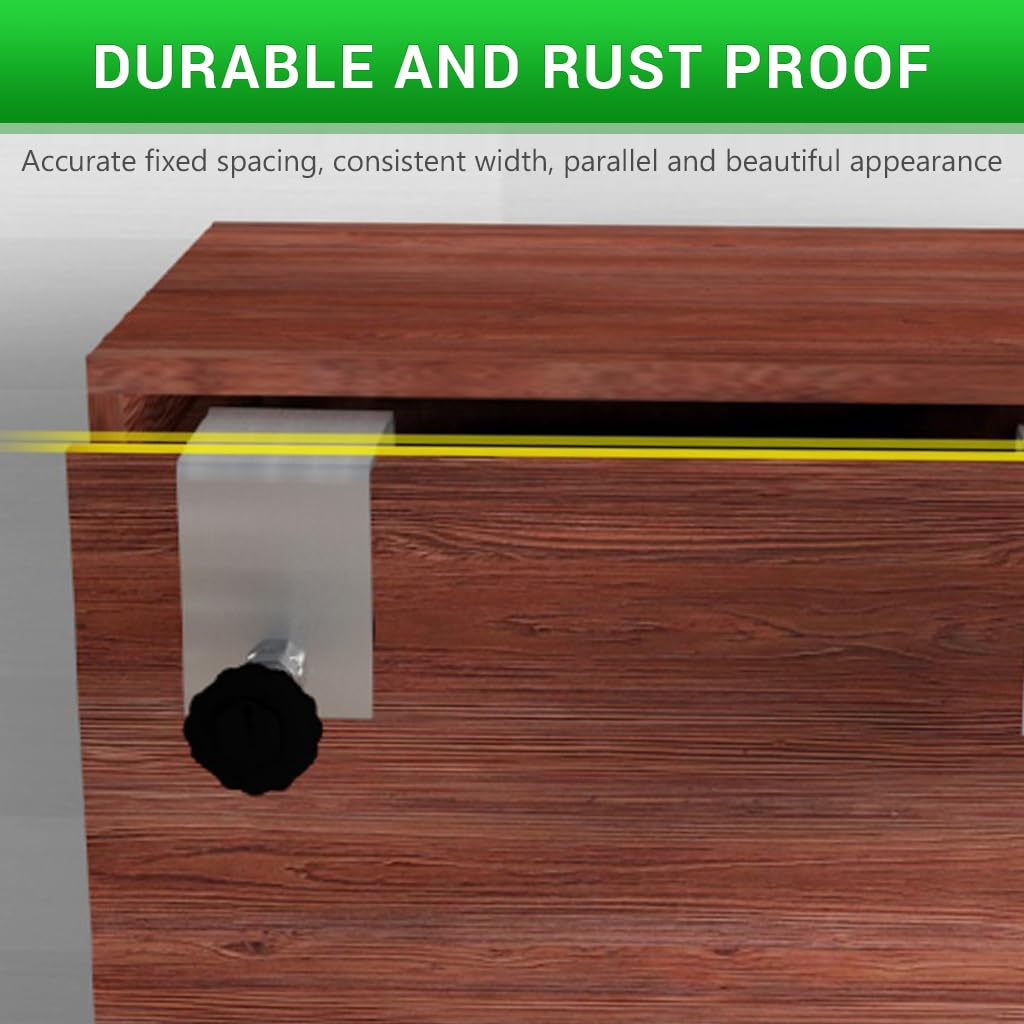 Serplex C Clamps for Drawer Front Installation featuring Adjustable Jig and Cold Rolled Steel | 6PCS Set