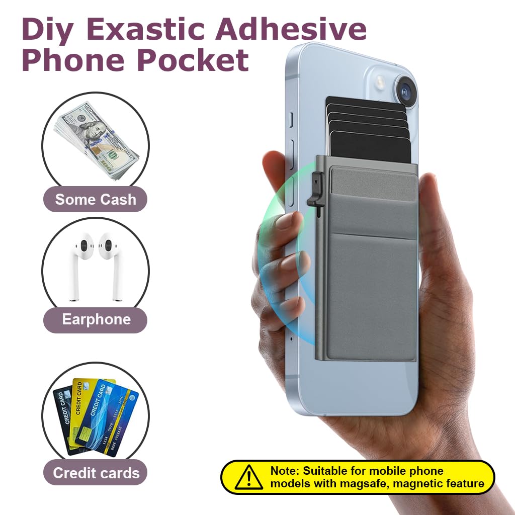 Venzina Pop Up Card Holder for Men with Push Up Slide Mechanism and RFID Blocking | 3.8x2.5 in Aluminum Slim Wallet