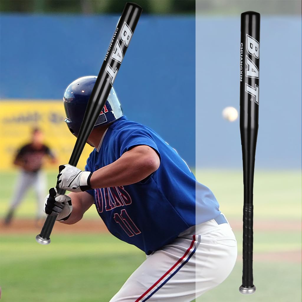 Optifit Baseball Bat for Training and Self Defense with 32 in 700 g Alloy Steel Core | Shock‑Absorbing Grip