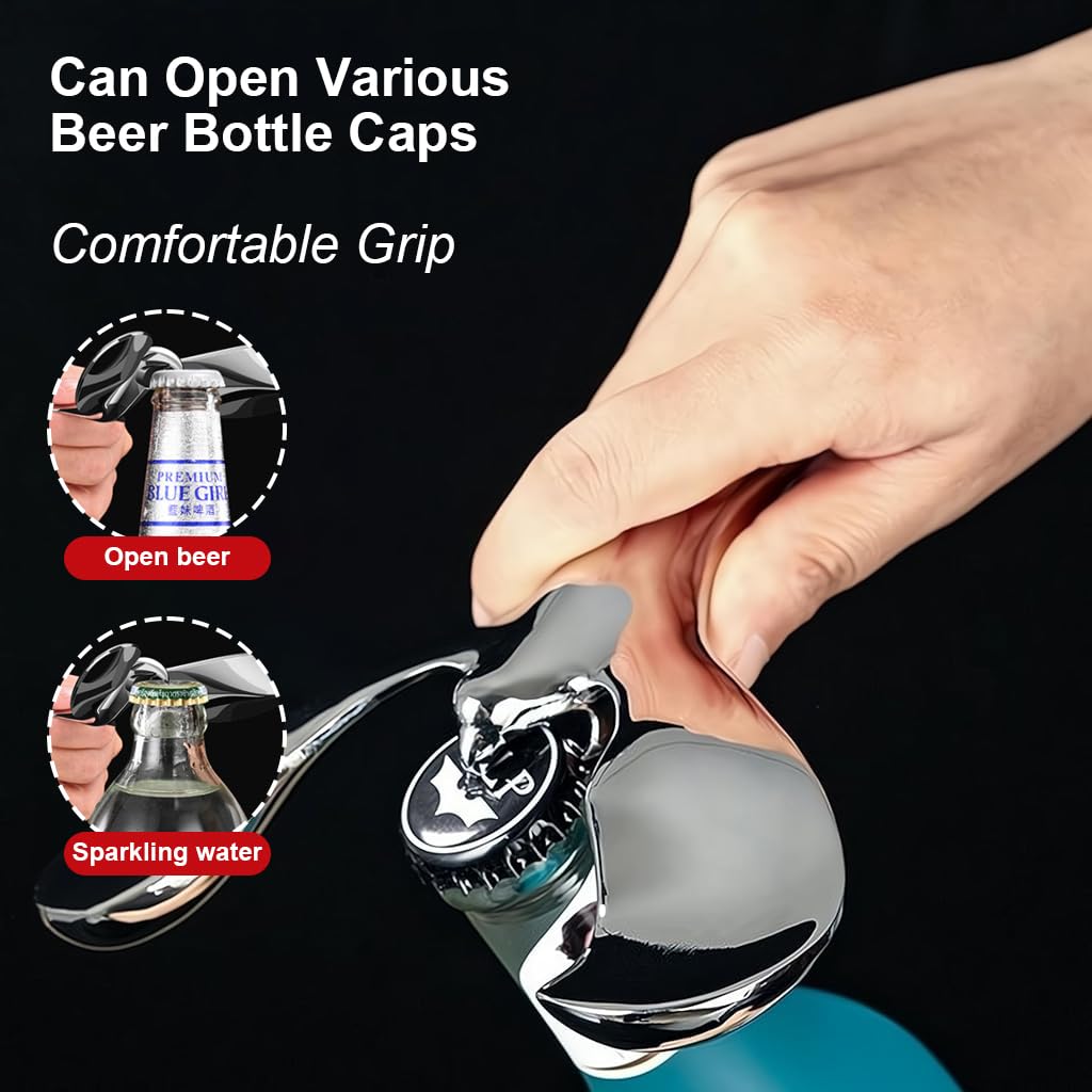 HASTHIP Creative Bottle Opener for Crown Caps with Ergonomic Metal Bird Design | Gift Box