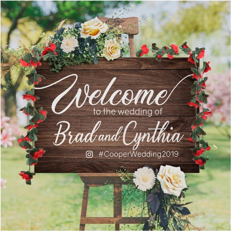 Supvox Artificial Flowers for Decoration with 2.4m Hanging Vines and Red Camellia Blooms | Perfect for Weddings and Home Decor