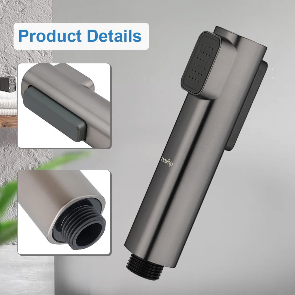 HASTHIP Health Faucet for Toilet with 2 Flow Modes and One Hand Operation | Easy Installation