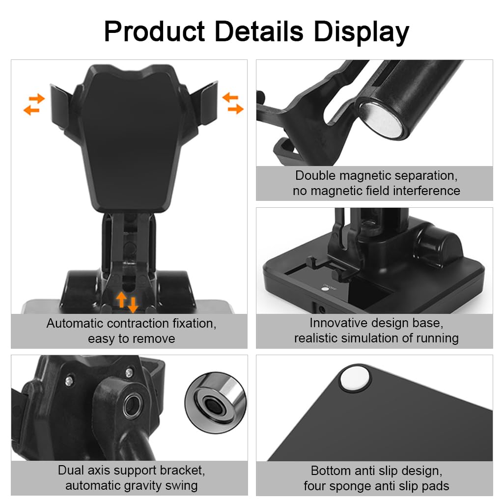 ZORBES Phone Shaker for Poké-mon GO with Switch Control for 6.5 in Phones | Silent USB Step Simulator
