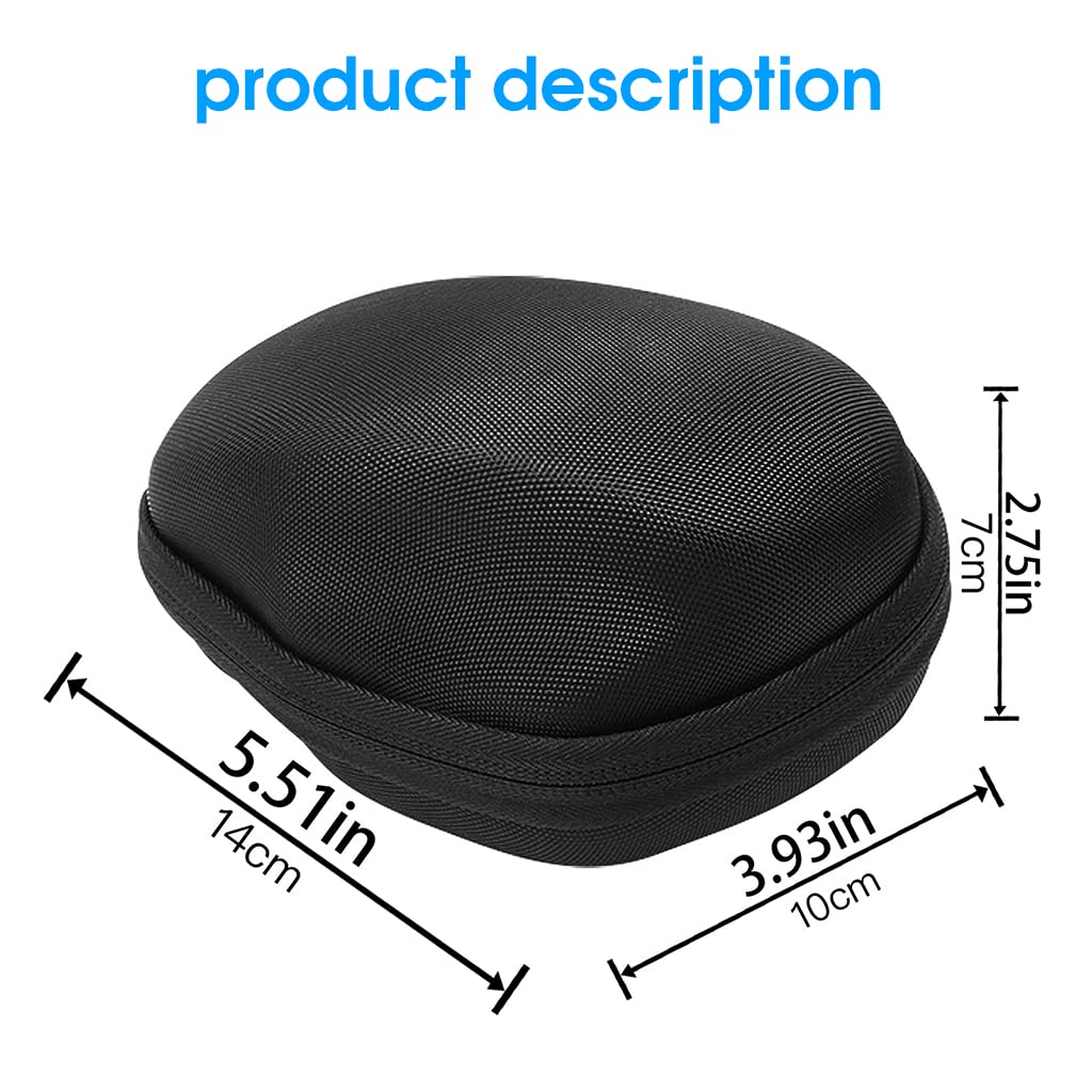 ELEPHANTBOAT Portable Protector Case for Logitech MX Master 2S featuring 360° zipper | shockproof EVA travel bag