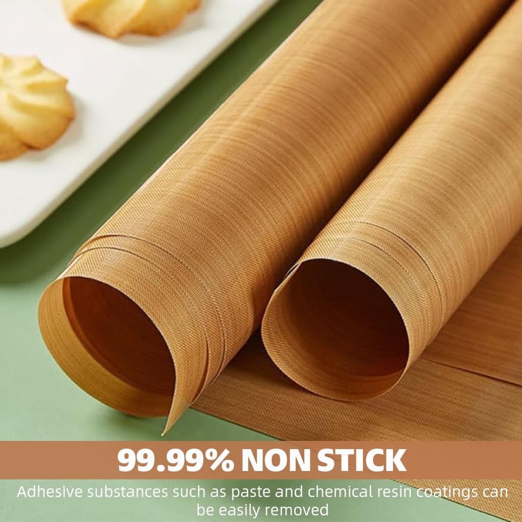 HASTHIP Baking Mat for Oven and Air Fryer with Non Stick PETE Coating 15.7x23.6 in | Reusable Sheet