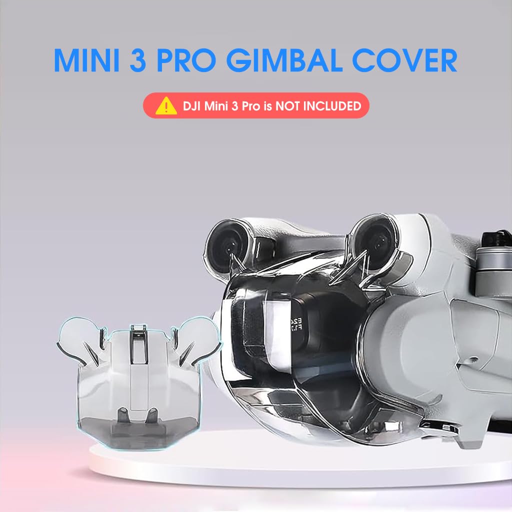 ZORBES Gimbal Cover Lens Protector for DJI Mini 3 Pro with One Second Snap On | ABS Shield