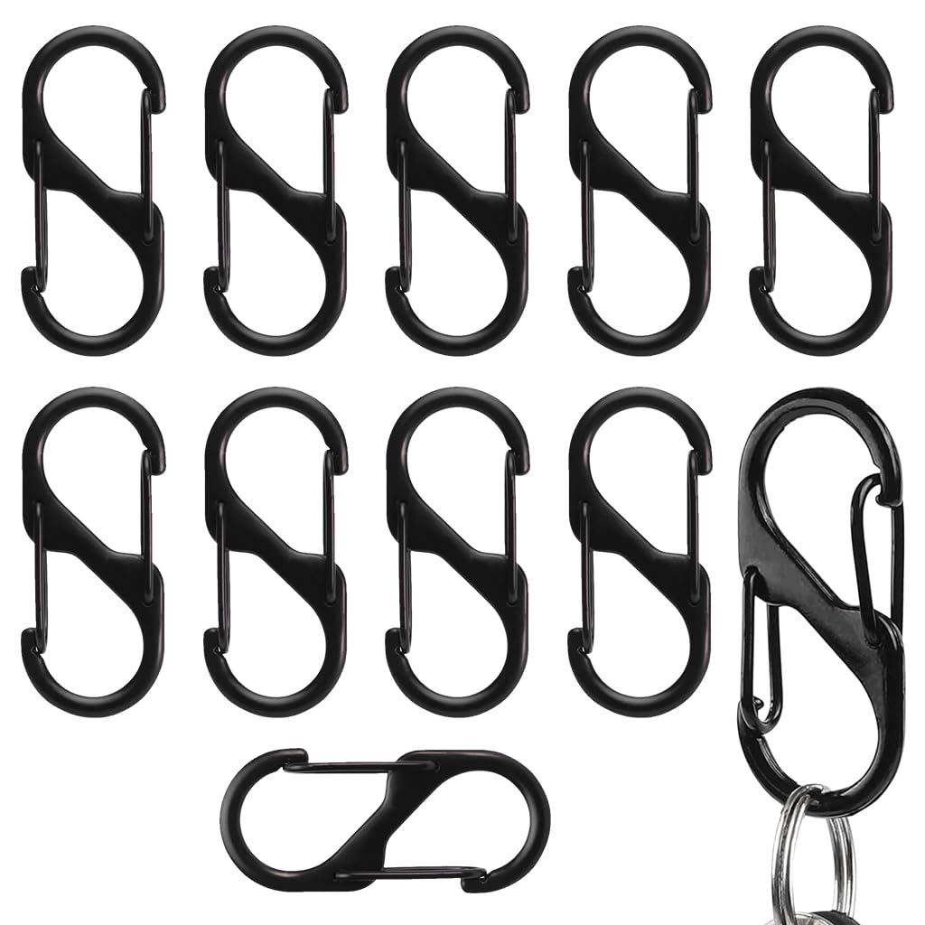 Proberos Carabiners for Outdoor and Home Use featuring Dual Hook Quick Release | 5Pcs Zinc Alloy Set