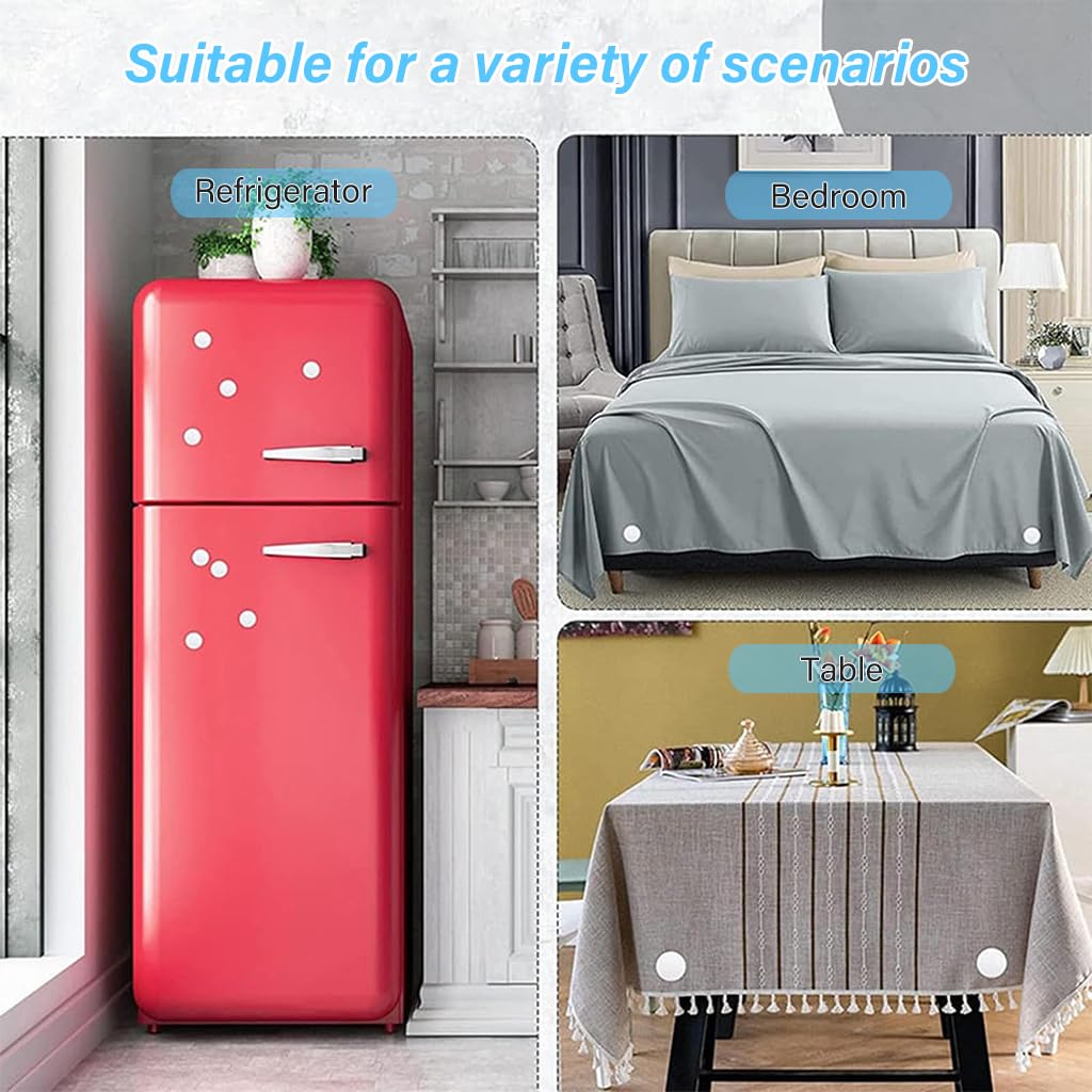 HASTHIP Curtain Weights for Drapes and Shower Curtains featuring Strong N45 Magnets | Set of 3 Pairs