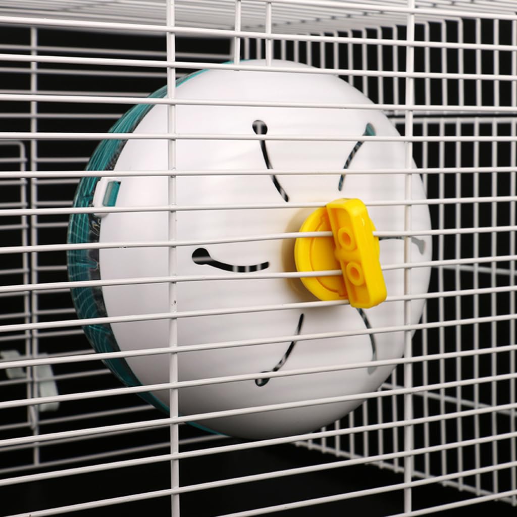 HASTHIP Hamster Wheel for Cage with Silent Bearings and Ridges | 5.5 in Plastic Wheel