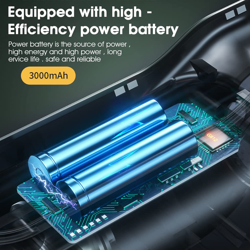 Verilux Cordless Vacuum Cleaner for Home and Car with 13000PA Suction and UV Light | USB Rechargeable